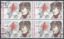 2005, Česko, 0434, 200. výročí bitvy u Slavkova (I), 4blok, ⊙