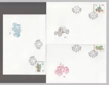 2005, Česko, FDC0447/0449, Traktory