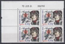 2005, Francie, 3935, 200. výročí bitvy u Slavkova, 4blok, r, **