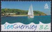 2005, Guernsey, 1054, Moře: Plachetnice u ostrova Herm  ✶✶ 