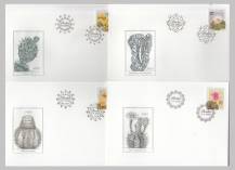 2006, Česko, FDC0484/0487, Kaktusy