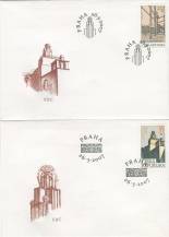 2007, Česko, FDC0509/0510, Palác Stoclet v Bruselu