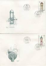 2007, Česko, FDC0531/0532, Technické památky: Vodárenské věže