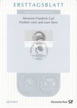 2007, Německo, ETB35/2007, 250. výročí narození Karla svobodného pána vom und zum Stein