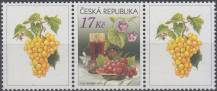 2008, Česko, 0545S1, Blahopřejná známka: Zátisí s vínem (II) ∗∗ 
