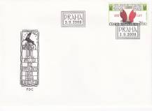 2008, Česko, FDC0572N, 100 let sdružení výtvarníků užitého umění Artěl