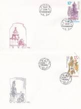 2008, Česko, FDC0576/0577N, Historická řemesla: Historická kamna