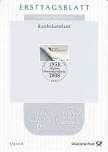 2008, Německo, ETB05/2008, 50. výročí Spolkového kartlevého úřadu