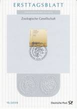 2008, Německo, ETB10/2008, 150 let Zoologické společnosti