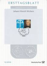 2008, Německo, ETB13/2008, 200. výročí narození Johanna Hinricha Wichernea