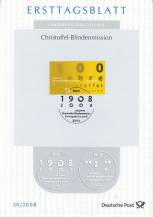 2008, Německo, ETB20/2008, 100 let Christoffelovy misie pro nevidomé