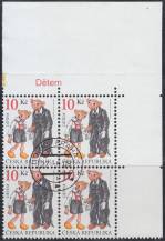 2009, Česko, 0599, Dětem 2009 ⊙ 4blok, r, nápis