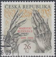 2009, Česko, 0601, 400 let od vydání Majestátu Rudolfa II. ⊙