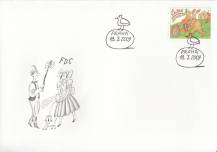 2009, Česko, FDC0590, Velikonoce, **
