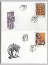 2009, Česko, FDC0591/0592, Asijské umění