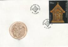 2009, Česko, FDC0593, Relikviář sv. Maura v Bečově nad Teplou