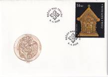 2009, Česko, FDC0593N, Relikviář sv. Maura v Bečově nad Teplou