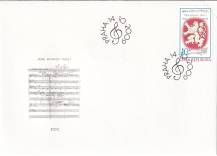 2009, Česko, FDC0610N, Píseň "Kde domov můj?" - Česká státní hymna