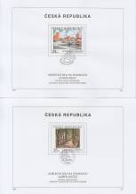 2009, Česko, NL23a-c/2009, Umělecká díla na známkách