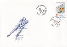 2010, Česko, FDC0626, Zlatá medile XXI. ZOH
