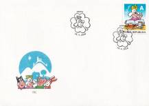 2010, Česko, FDC0630, Čtyřlístek - Fifinka