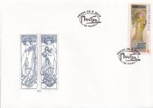 2010, Česko, FDC0634, Alfons Mucha - 150 let
