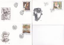 2010, Česko, FDC0661/0663, Umění 2010