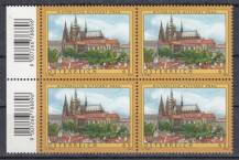 2010, Rakousko, 2862, Historická stará Praha, 4blok, o, **