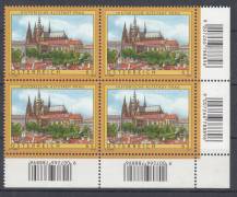 2010, Rakousko, 2862, Historická stará Praha, 4blok, r, **