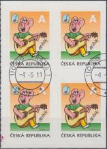 2011, Česko, 0681, Čtyřlístek: Bobík ⊙ 4blok