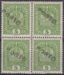Obrázek k výrobku 5779 - 1916, Rakousko, 0186, Císařská koruna, přítisk Porto, 50ti blok, **