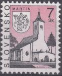 Obrázek k výrobku 6063 - 1996, Slovensko, 0095, Města, **
