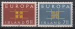 Obrázek k výrobku 6767 - 1962, Island, 0364/0365, EUROPA, **