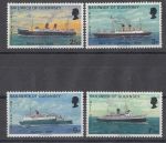 Obrázek k výrobku 9428 - 1972, Guernsey, 062/065, Poštovní lodě (I), **