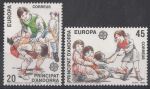 Obrázek k výrobku 10981 - 1989, Andorra (Francouzská pošta), 0399/0400, EUROPA - Dětské hry, **