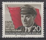 Obrázek k výrobku 11955 - 1954, NDR, 0432, 10. výročí úmrtí Ernsta Thälmanna, **