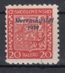 Obrázek k výrobku 12584 - 1939, Slovenský štát, 004, Přetisk Slovenský štát 1939, **