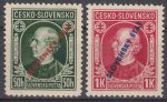 Obrázek k výrobku 12624 - 1939, Slovenský štát, 012, Přetisk Slovenský štát 1939, 4blok, posun, **