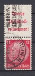 Obrázek k výrobku 13407 - 1934, Deutsches Reich, 517, Výplatní známky - Hindenburg-Medailon, W87, ⊙