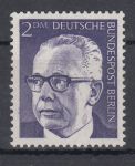 Obrázek k výrobku 13762 - 1971, Berlín, 368, Výplatní známky - Spolkový prezident Dr. Gustav Heinemann (I), **