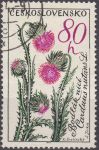 Obrázek k výrobku 15422 - 1964, ČSR II, 1377, Květiny: Zvonek řepkovitý, ⊙