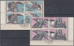 Obrázek k výrobku 15487 - 1965, ČSR II, 1435/1438, Výzkum vesmíru - Voschod 2 a Gemini 3, ⊙