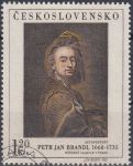 Obrázek k výrobku 15686 - 1967, ČSR II, 1647, Umění: F. Tichý - Kouzelník s kartami, ⊙