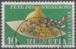 Obrázek k výrobku 16511 - 1955, Švýcarsko, 0607, Výročí: Národní výstava poštovních známek v Lausanne ⊙