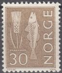 Obrázek k výrobku 17507 - 1963, Norsko, 0491x, Výplatní známka: Typické zemské motivy ∗∗