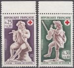 Obrázek k výrobku 17736 - 1966, Francie, 1568/1569, Červený kříž ∗∗