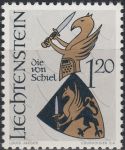 Obrázek k výrobku 18742 - 1966, Lichtenštejnsko, 0465/0468, Znaky (III) ∗∗