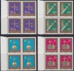 Obrázek k výrobku 19177 - 1975, Lichtenštejnsko, 0625/0628, Říšské korunovační klenoty z klenotnice vídeňského Hofburgu (I) ∗∗