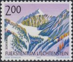 Obrázek k výrobku 20054 - 1992, Lichtenštejnsko, 1038, Výplatní známka: Hory ∗∗