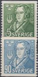 Obrázek k výrobku 20309 - 1946, Švédsko, 0323/0324St, 100. výročí úmartí Esaiase Tegnéra ∗∗/∗